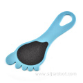 Hot selling Reusable Plastic Pedicure Foot File with Long Handle